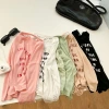 【 Clearance Sale 】 Children's 2023 Summer Skin Clothing, light and thin long-sleeved T-shirt base layer for boys and girls with letters Item Picture